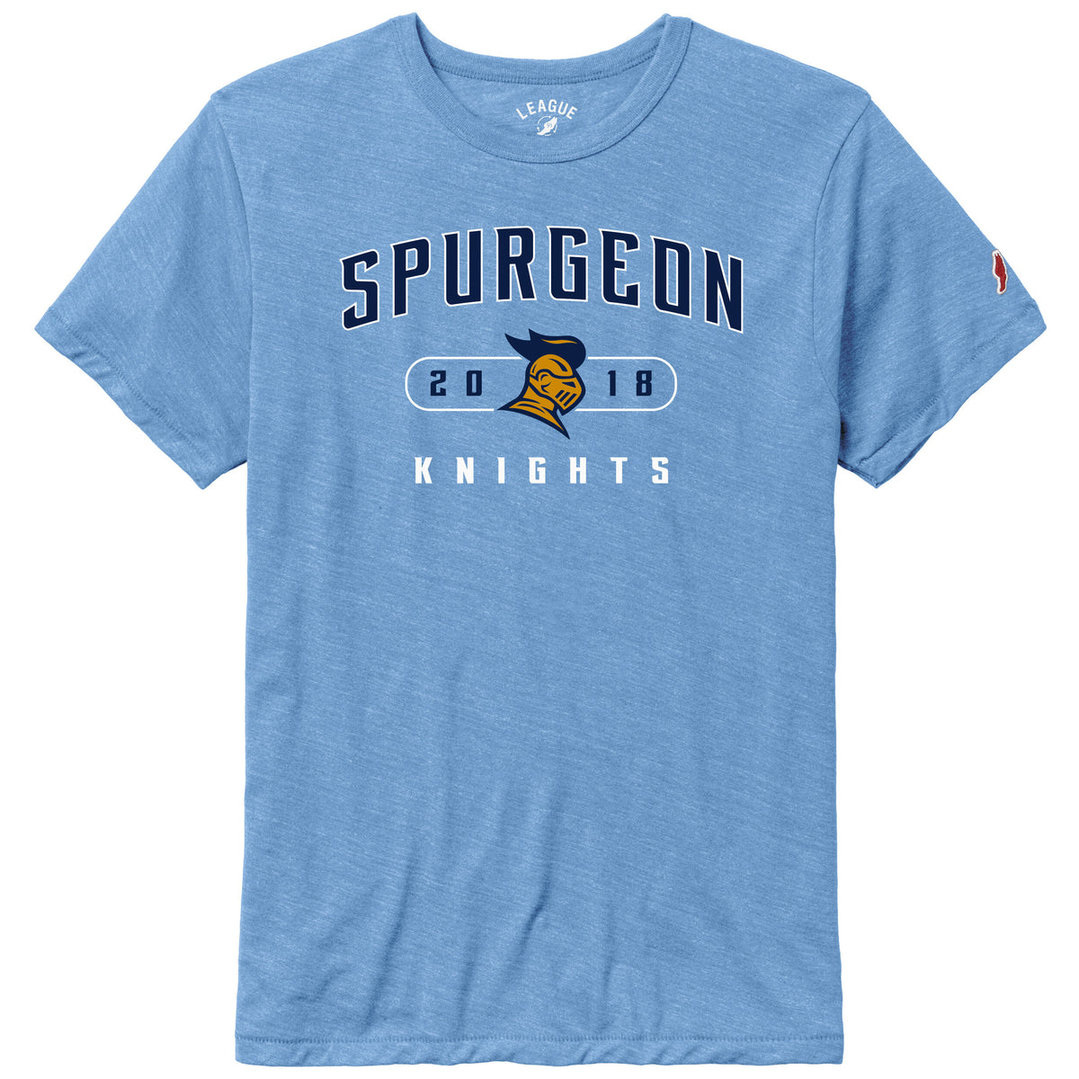 Heather Power Blue Spurgeon T Shirt