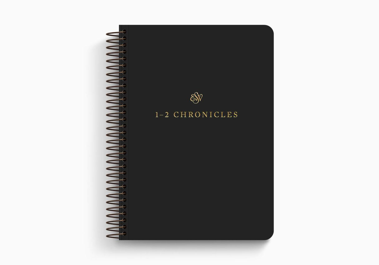 1-2 Chronicles ESV Scripture Journal, Spiral-Bound Edition - (Paperback)