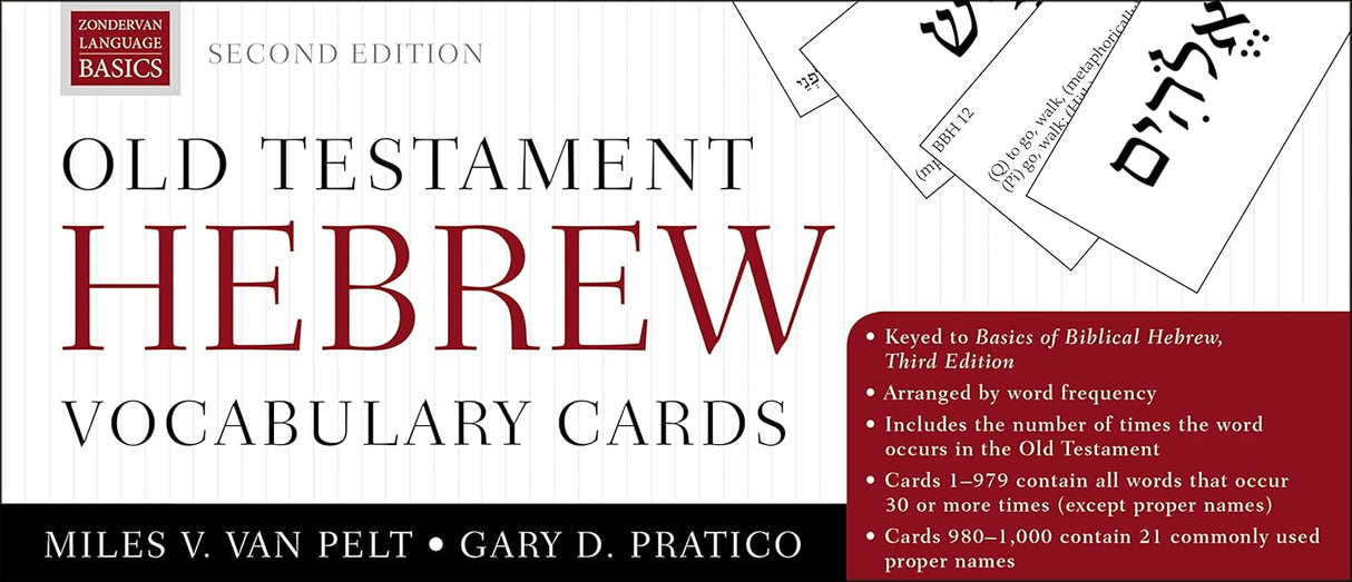Old Testament Hebrew Vocabulary Card 2nd Edition