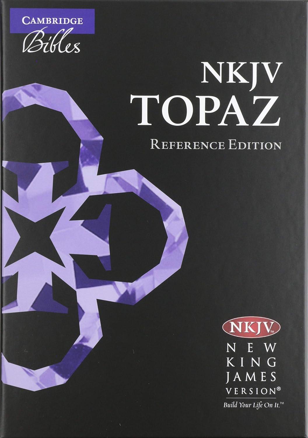 NKJV Topaz Reference Bible Goatskin Leather Black
