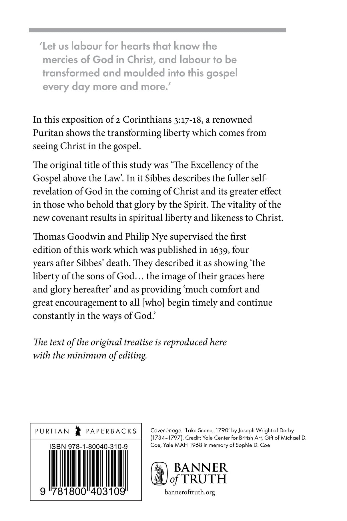 Puritan PB Glorious Freedom