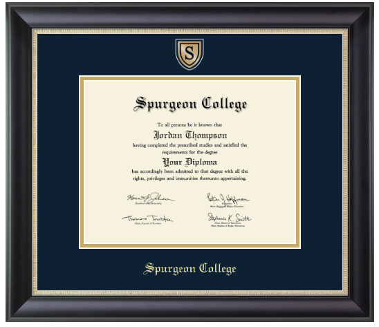 Engraved Medallion Diploma Frame (Bachelors)