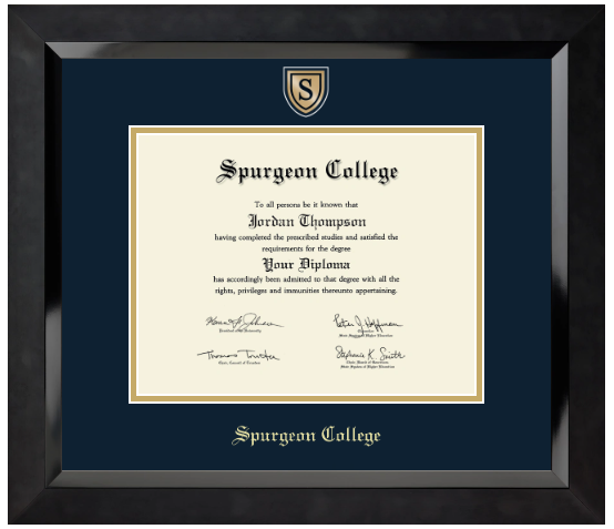Engraved Medallion Diploma Frame (Bachelors)