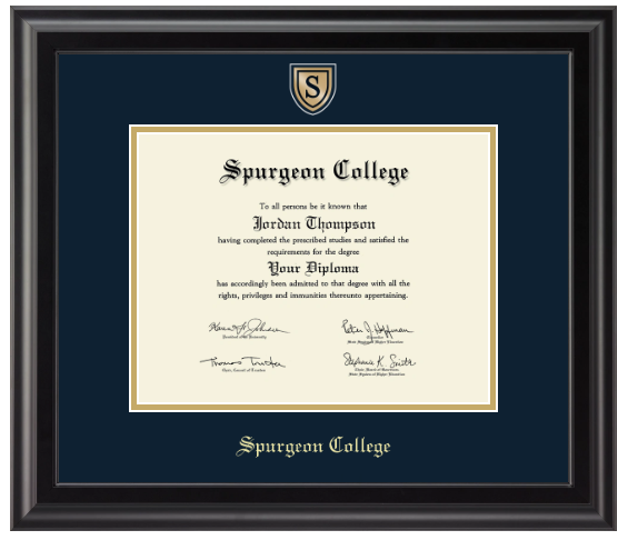 Engraved Medallion Diploma Frame (Bachelors)