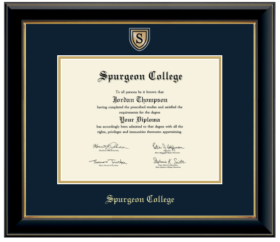 Engraved Medallion Diploma Frame (Bachelors)