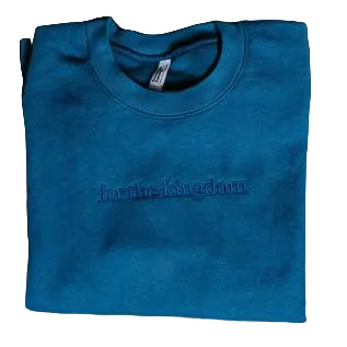For the Kingdom Crewneck (Blue)