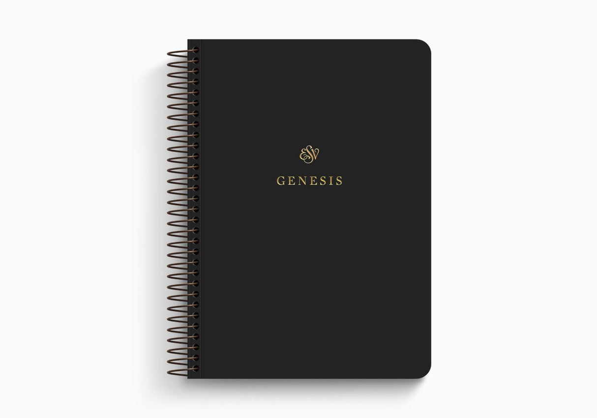 Genesis ESV Scripture Journal, Spiral-Bound Edition - (Paperback)
