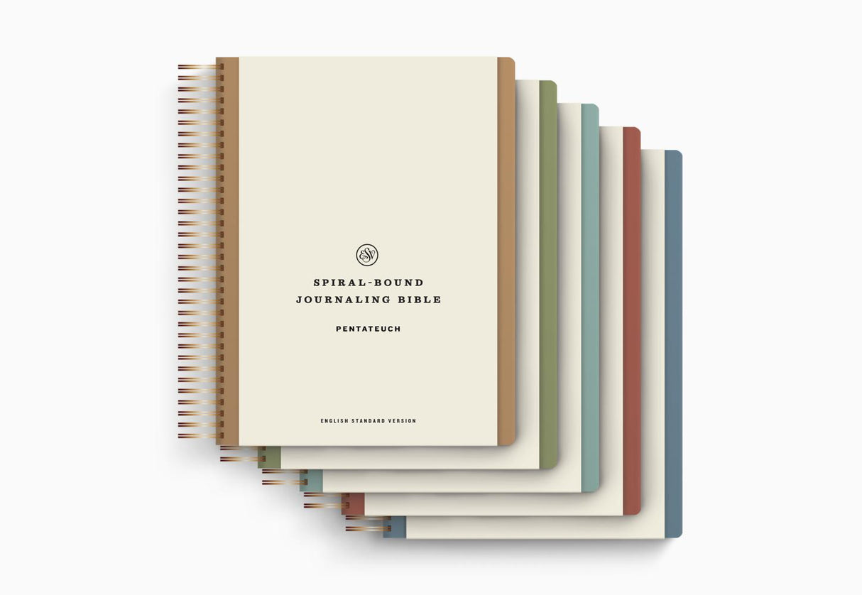 ESV Spiral-Bound Journaling Bible, Five-Volume Set