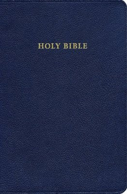 ESV Topaz Reference Bible Goatskin Dark Blue