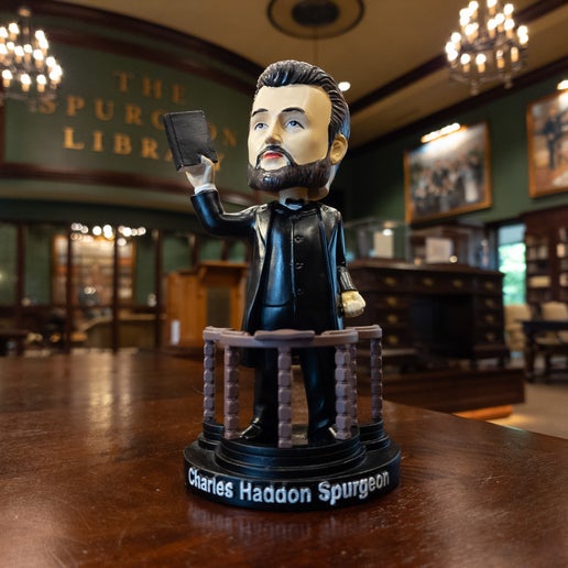 C. H. Spurgeon Bobblehead with Preaching Rail