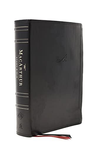 ESV MacArthur Study Bible 2nd Edition Leathersoft Black