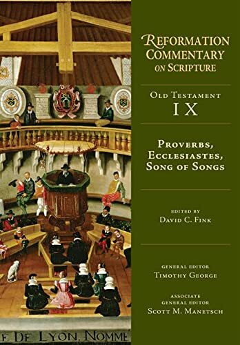 In this volume of the Reformation Commentary on Scripture, Reformation scholar David Fink guides readers through a wealth of early modern commentary on Proverbs, Ecclesiastes, and Song of Songs. Drawing upon a variety of resources, this volume provides re