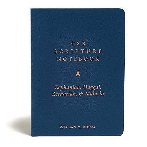 CSB Scripture Notebook Zephaniah Haggai Zechariah Malachi