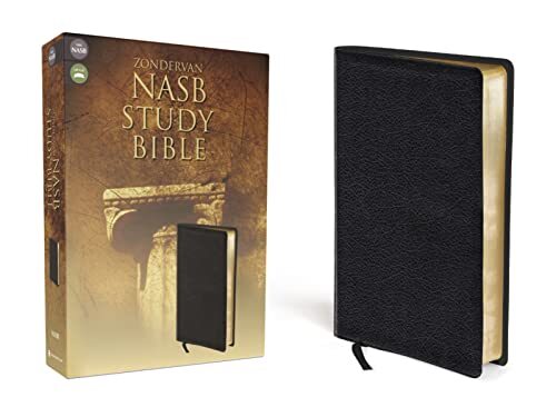 Zondervan NASB Study Bible Bonded Leather Black