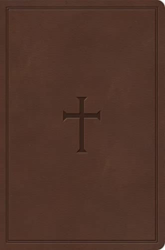CSB Giant Print Reference Bible Brown LeatherTouch