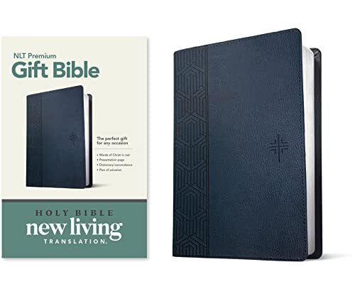 NLT Premium Gift Bible Blue