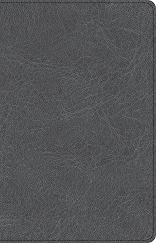 CSB Thinline Bible Charcoal LeatherTouch