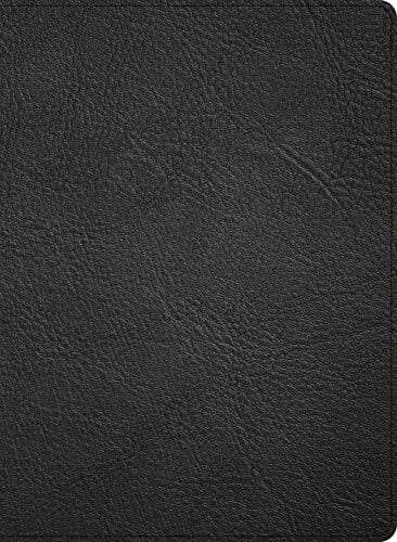 CSB Spurgeon Study Bible Holman Handcrafted Collection Black Premium Goatskin