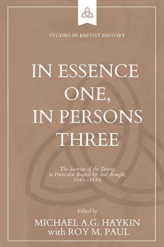 In Essence One In Persons Three