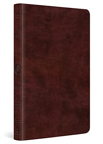 ESV Large Print Thinline Bible TruTone Mahogany