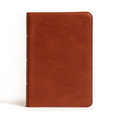 NASB Large Print Compact Reference Bible Burnt Sienna Leathertouch