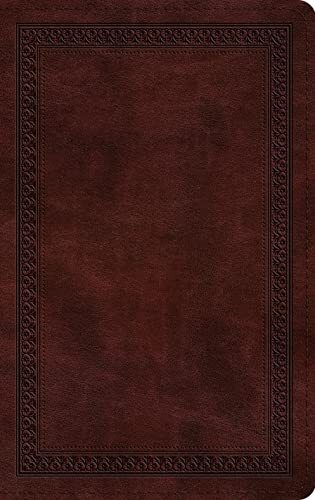 ESV Thinline Bible TruTone Mahogany Border Design