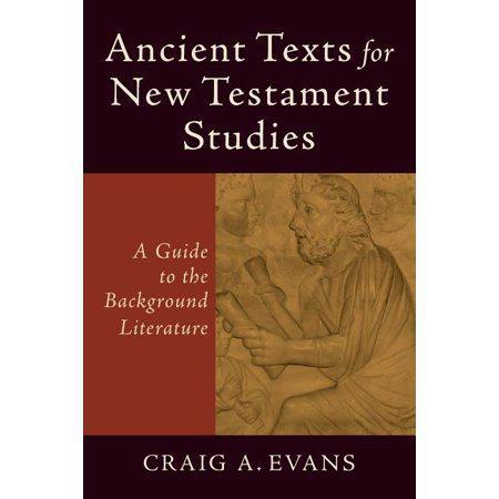 Ancient Texts for New Testament Studies is a comprehensive guide to the background literature written by Craig A. Evans. This book provides valuable insights into the ancient texts that are relevant to the study of the New Testament. It is available in pa