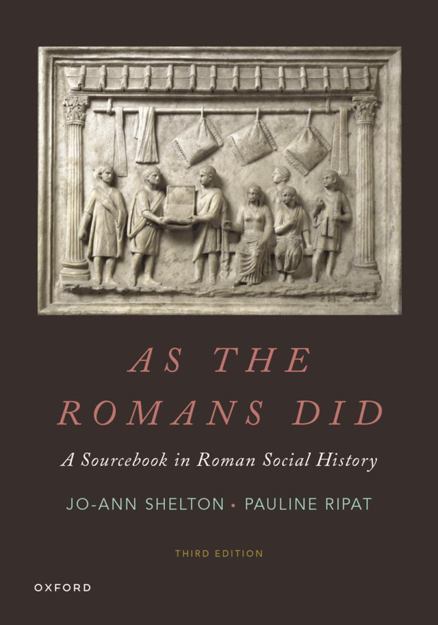 As the Romans Did: A Sourcebook in Roman Social History is a comprehensive book written by Pauline, Shelton, and Jo-Ann Ripat. This sourcebook provides a detailed exploration of Roman social history, offering readers a unique insight into the daily lives,