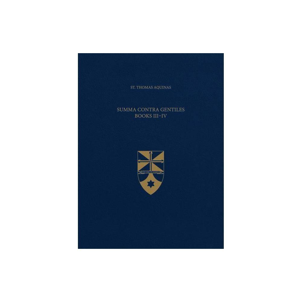Latin-English Opera Omnia: Summa Contra Gentiles, Books III & IV is a paperback book that is part of the Latin-English Opera Omnia series. This book features the Latin and English translations of Books III & IV of Summa Contra Gentiles. It is a valuable r