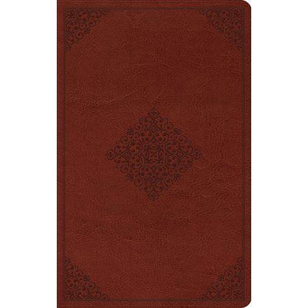 The ESV Large Print Value Thinline Bible is a beautifully designed and well-crafted book that is perfect for those who prefer a larger print size. This Bible features a tan cover with an elegant ornament design, adding a touch of style to your reading exp