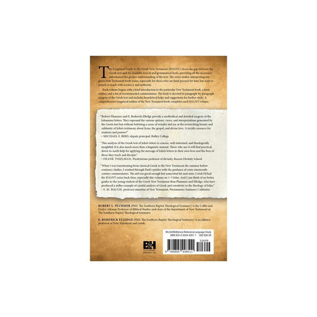 The Exegetical Guide to the Greek New Testament (EGGNT) closes the gap between the Greek text and the available lexical and grammatical tools, providing all the necessary information for greater understanding of the text.
