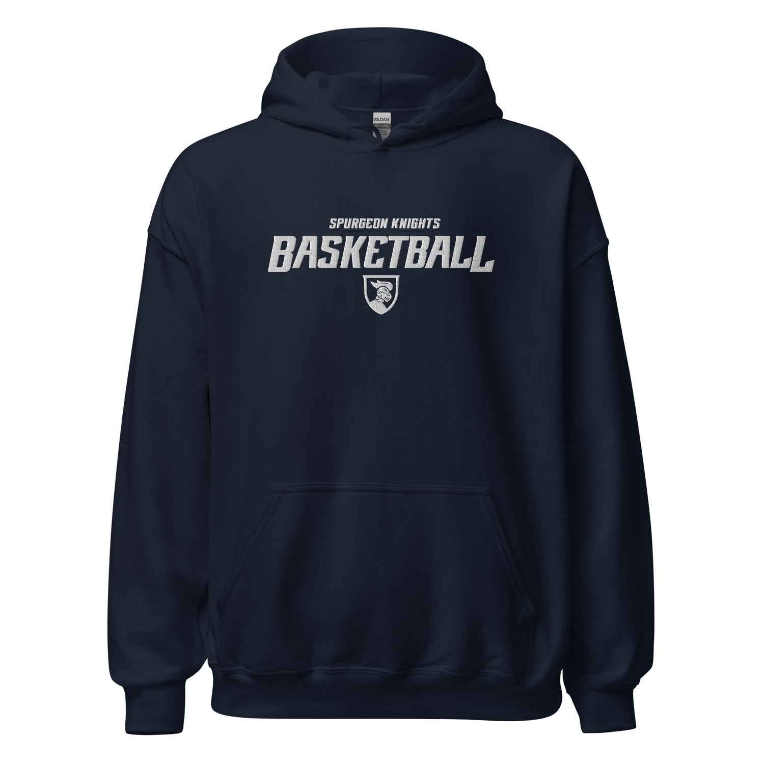Spurgeon Knights Basketball Hoodie - Embroidered (OD)