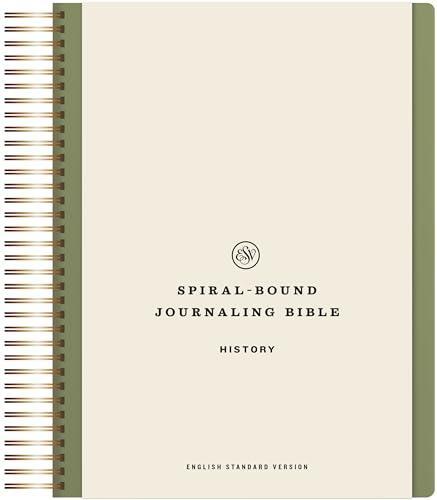 The ESV Spiral-Bound Journaling Bible in History design is a beautiful and practical Bible for those who love to journal and take notes while reading scripture. This Bible features a spiral-bound design, allowing it to lay flat for easy writing and note-t