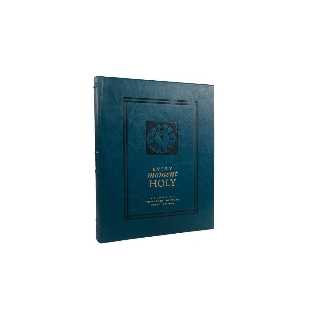 Every Moment Holy, Volume III (Pocket Edition) by Douglas Kaine Mckelvey is a beautifully crafted leather-bound book that offers a collection of liturgies for everyday moments. This pocket-sized edition is perfect for carrying with you wherever you go, al