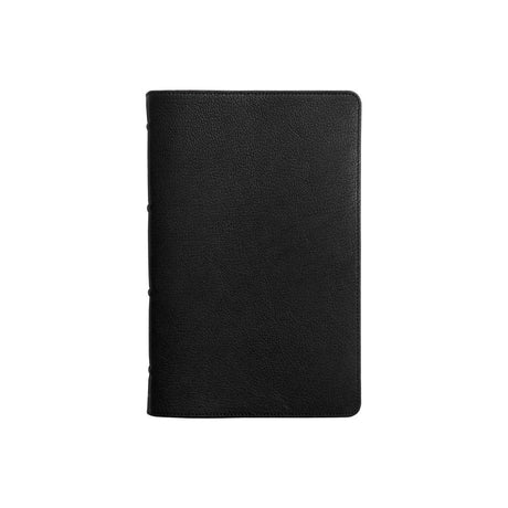 The ESV Heirloom Bible, Alpha Edition, is a beautifully crafted Bible that is perfect for those seeking a high-quality and durable edition. This Bible features a luxurious goatskin cover in a sleek black color, giving it an elegant and timeless look. The