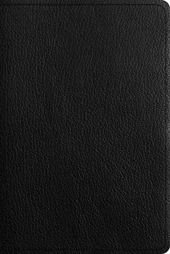 The ESV Heirloom Bible, Thinline Edition in Black Goatskin is a luxurious and durable Bible designed for long-lasting use. This edition features a sleek Thinline design, made with high-quality goatskin leather in a classic black color. The leather-bound c