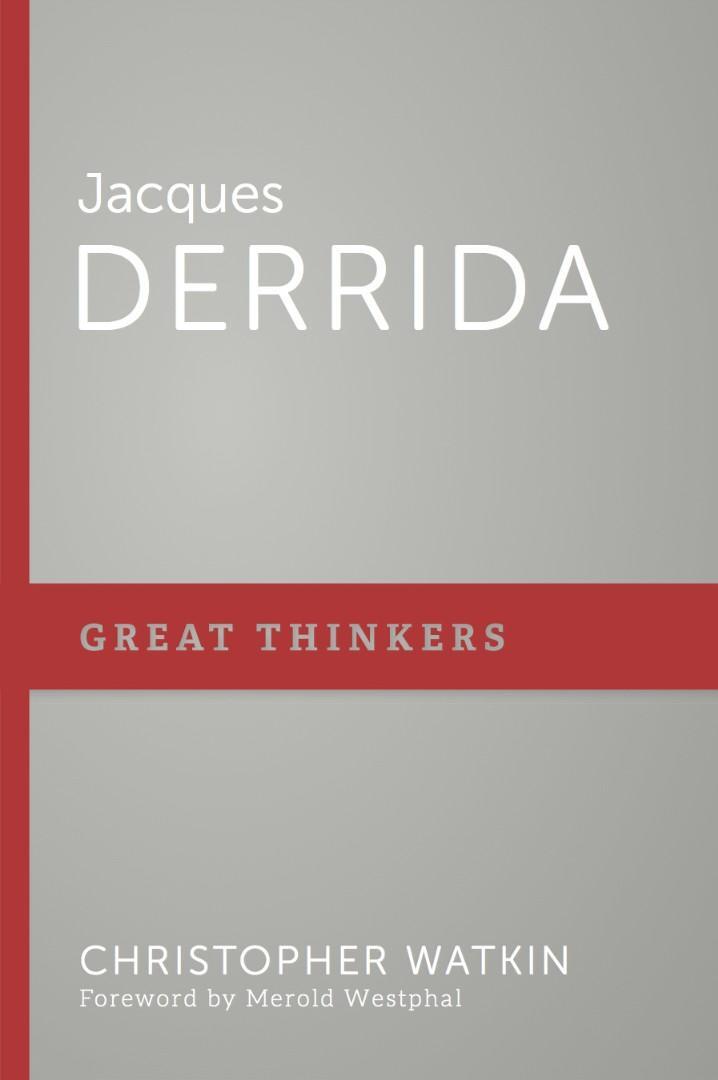 Explore the philosophical world of Jacques Derrida with the book 'Jacques Derrida - (Great Thinkers)' by Christopher Mark Watkin. This paperback delves into the concepts of deconstruction and critical theory pioneered by Derrida. Perfect for readers inter