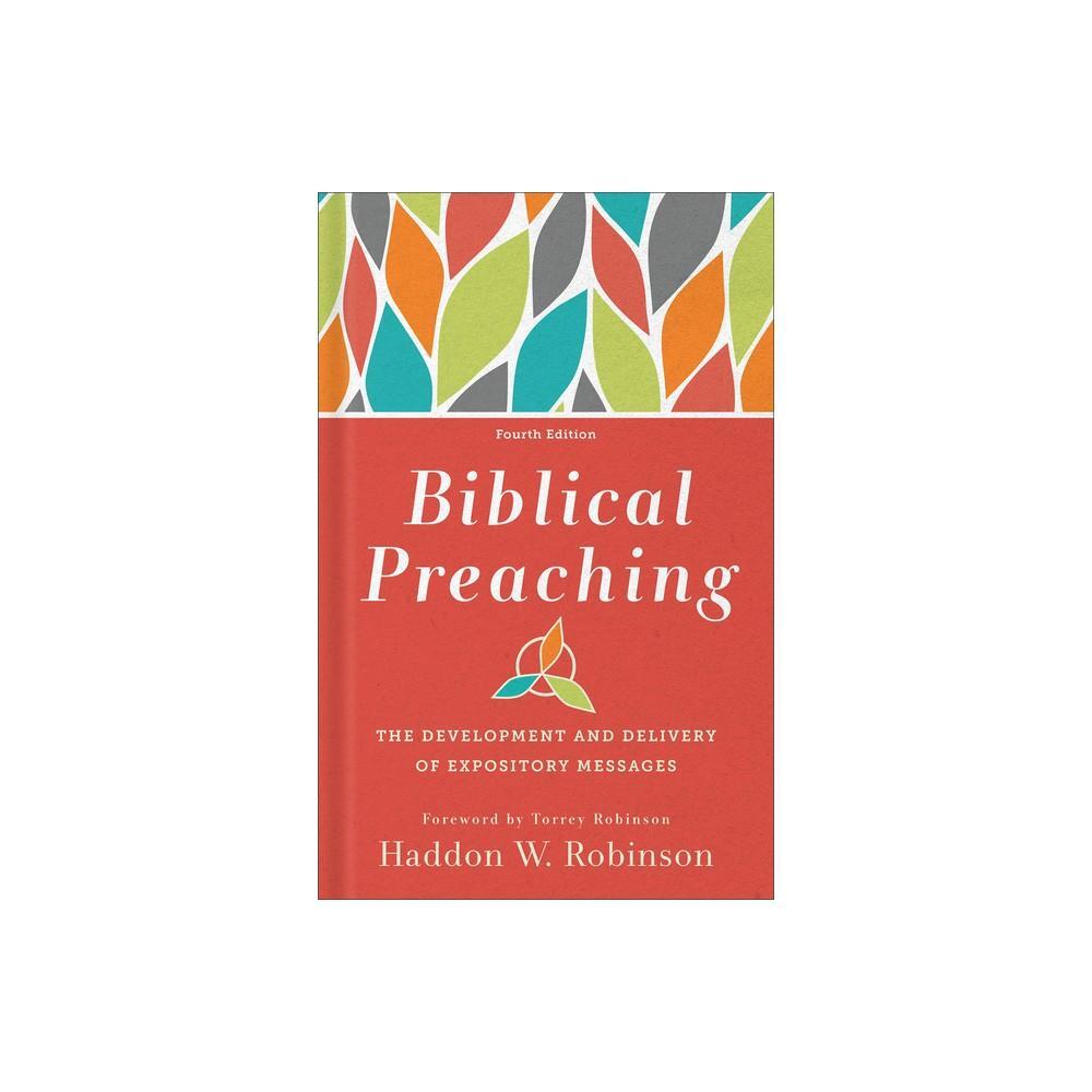 Biblical Preaching - 4th Edition by Haddon W Robinson is a comprehensive guide for individuals interested in honing their preaching skills. This hardcover book delves into the art and practice of biblical preaching, offering valuable insights and techniqu