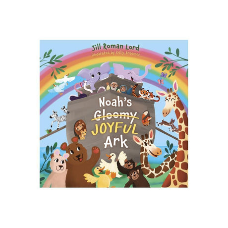 Noah's Gloomy Joyful Ark by Jill Roman Lord is a delightful board book that tells the story of Noah's ark in a unique and engaging way. With colorful illustrations and simple text, this book is perfect for young children. The sturdy board book format make