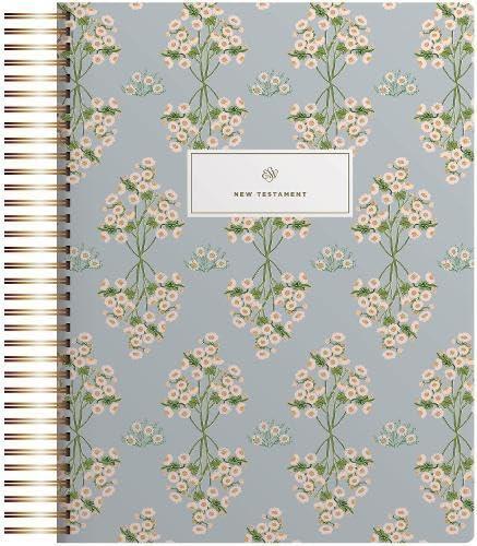 The ESV Spiral-Bound Journaling Bible, New Testament is a beautifully designed Bible featuring cover artwork by Lulie Wallace. This hardcover Bible is perfect for journaling and note-taking, allowing you to reflect on the teachings of the New Testament. T