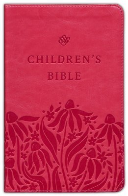 The ESV Children's Bible is a beautifully designed Bible specially crafted for children. It features a coral-colored Trutone cover that is both durable and attractive. This leather-bound Bible is perfect for young readers, making it easy for them to engag