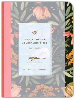The ESV Single Column Journaling Bible from the Artist Series by Ruth Chou Simons is a beautifully designed hardcover book that invites you to reflect and be transformed. This unique journaling Bible features a single column layout, perfect for taking not