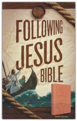 The ESV Following Jesus Bible in Trutone Blush Rose cover is a beautifully crafted leather-bound Bible designed to help readers deepen their understanding of the teachings of Jesus. With its stylish blush rose color and durable construction, this Bible is