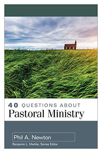 A veteran pastor answers the questions that today's pastors are asking In 40 Questions about Pastoral Ministry, veteran pastor Phil Newton provides trustworthy answers to 40 of the most common and pressing questions relating to the life and work of the pa