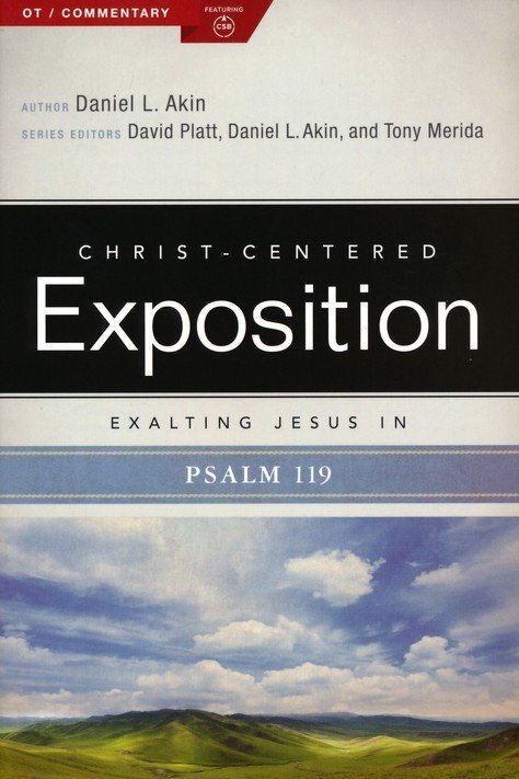 Exalting Jesus in Psalms 119 is part of the Christ-Centered Exposition Commentary series. Edited by David Platt, Daniel L. Akin, and Tony Merida, this commentary series, to include 47 volumes when complete, takes a Christ-centered approach to expositing e