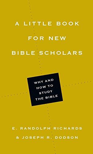 Many young Bible scholars are passionate for the Scriptures. But is passion enough? In A Little Book for New Bible Scholars, Randolph Richards and Joseph Dodson encourage young students of the Bible to add substance to their zeal—the kind of substance tha