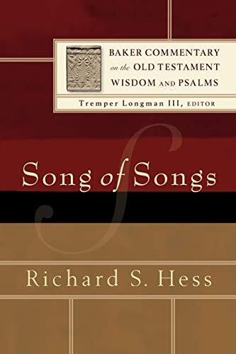 Richard Hess has written an insightful commentary on one of the most intriguing books of the Bible, which celebrates God's gift of love. Following an introduction to the biblical book and a history of its interpretation, Hess divides his discussion into s