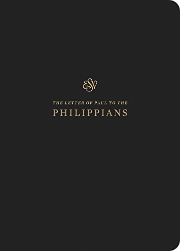 ESV Scripture Journal: Philippians positions the full text of Philippians opposite lightly lined blank pages for recording notes and prayers--great for personal Bible reading and reflection, group studies, or sermon notes.