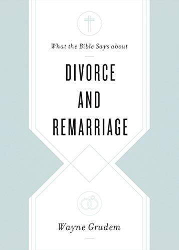 Biblical scholar Wayne Grudem offers thought-provoking analysis of what the Bible says--and doesn't say--about divorce, bringing much needed clarity to the discussion and guidance to those stuck at a crossroads.