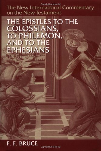 F.F. Bruce's study of the Epistles to the Colossians, to Philemon, and to the Ephesians constitute a single volume in The New International Commentary on the New Testament. Prepared by some of the world's leading scholars, the series provides an expositio